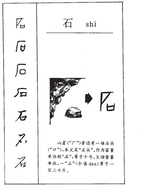 有石的字|部首为“石部”的字